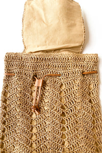 mode, seaside straw backpack