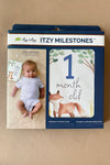 double sided baby milestone cards