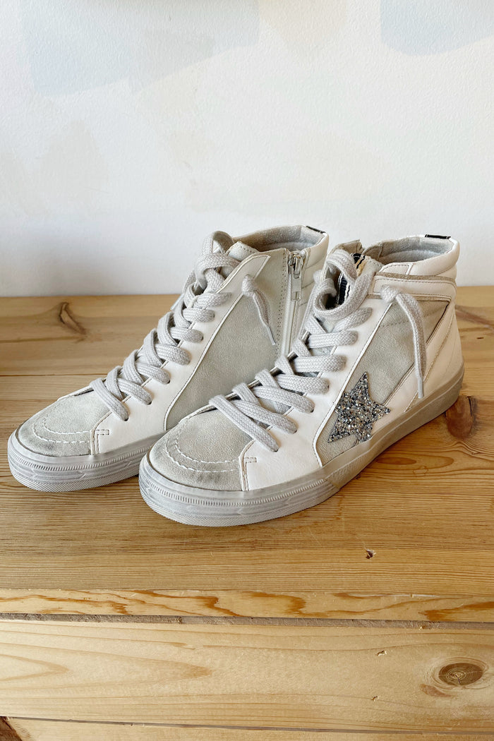 mode, passion high top sneaker