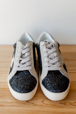 mode, clap along glitter sneaker