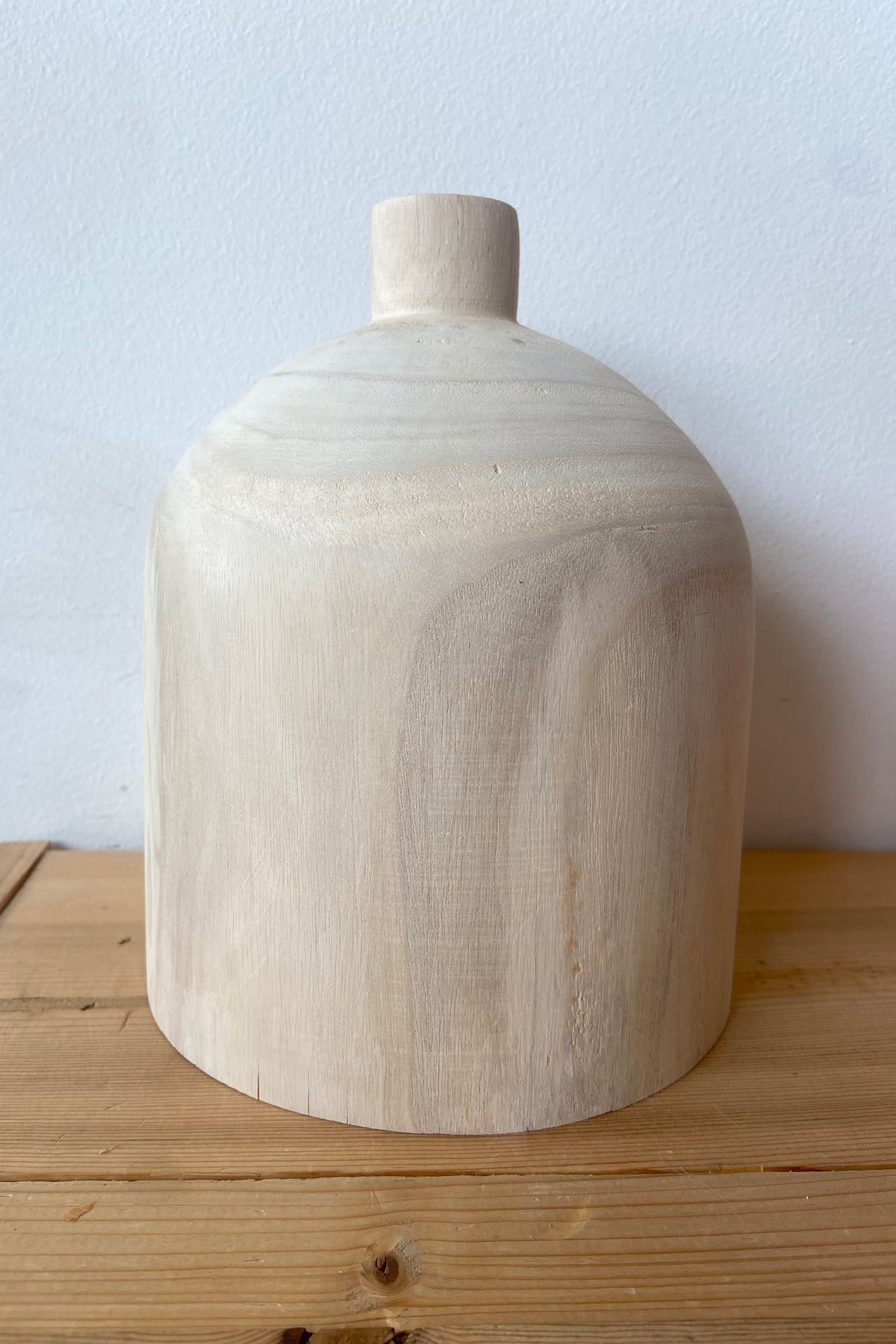mode, quinn paulownia wood vase