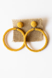 mode, color fields beaded hoop