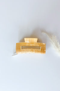 mode, marbleized hair clip