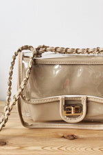 mode, clear bag w/ chain