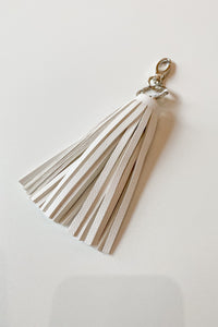 mode, large tassel key ring