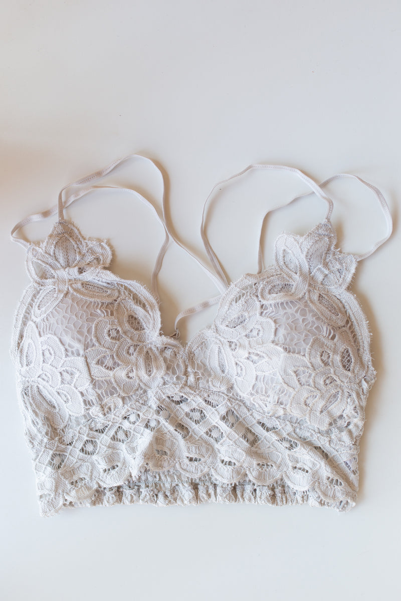 mode, good life lace bralette