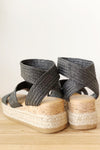 mode, radiate woven flatform