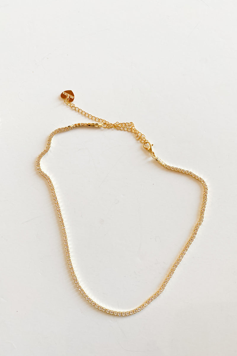 mode, sienna tennis necklace