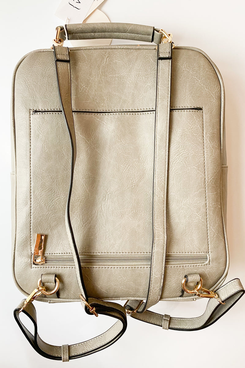 mode, cori convertible vegan leather backpack