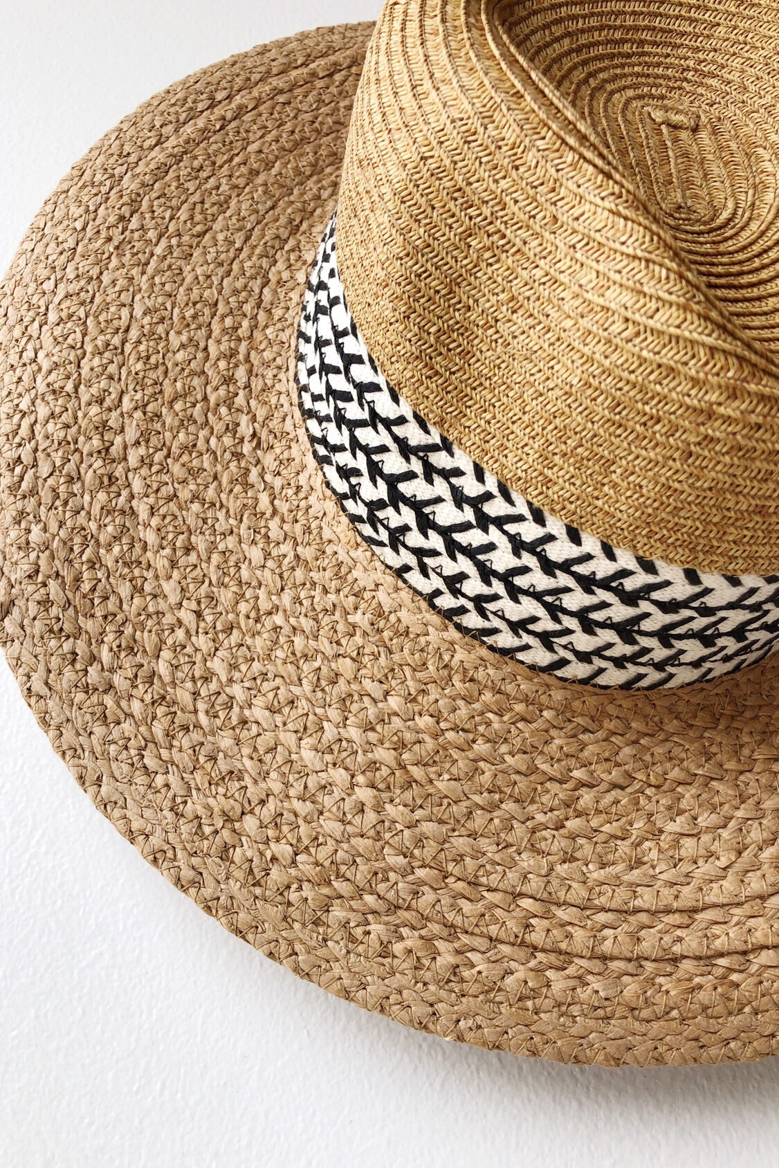 mode, up from here braid trim hat