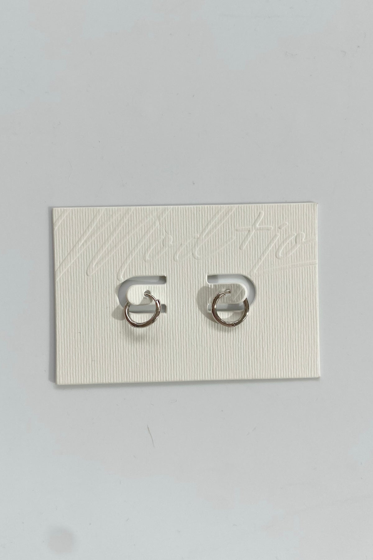 mode, clare hoops sterling silver
