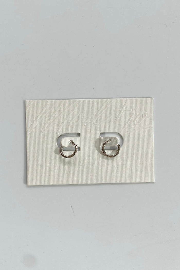 mode, clare hoops sterling silver