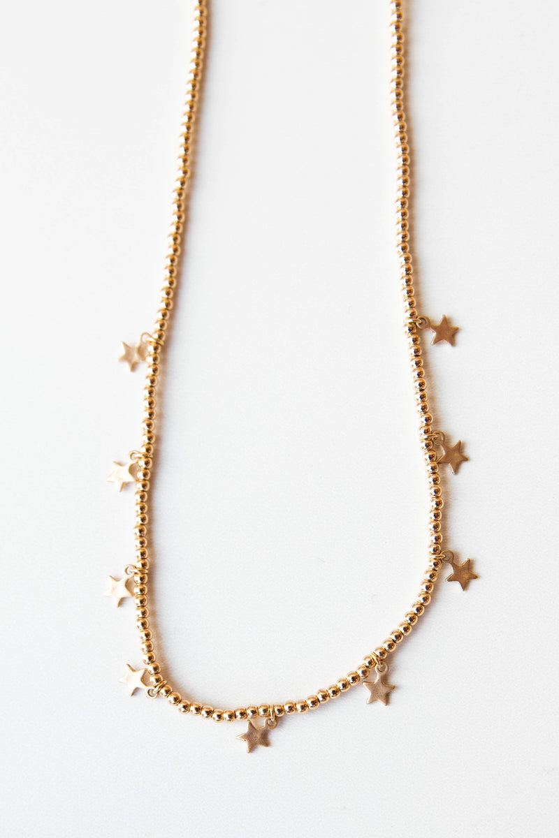 mode, starry eyed necklace