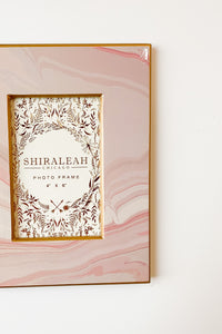 mode, redondo 4x6 frame blush