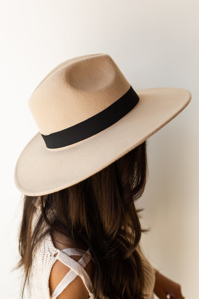 mode, sweet sweet music wide brim hat