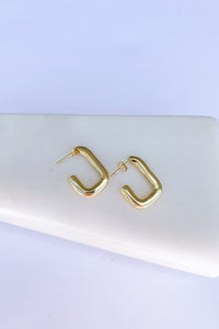 mode, daphne gold hoops