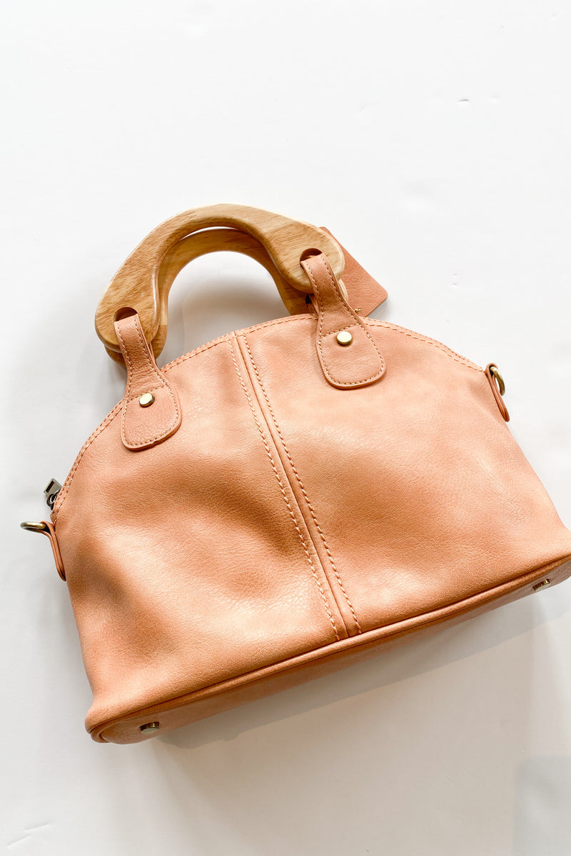 mode, wooden handles bag