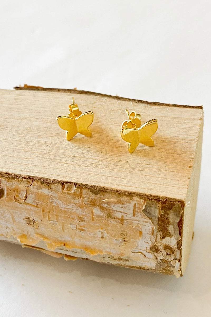 dahlia butterfly studs