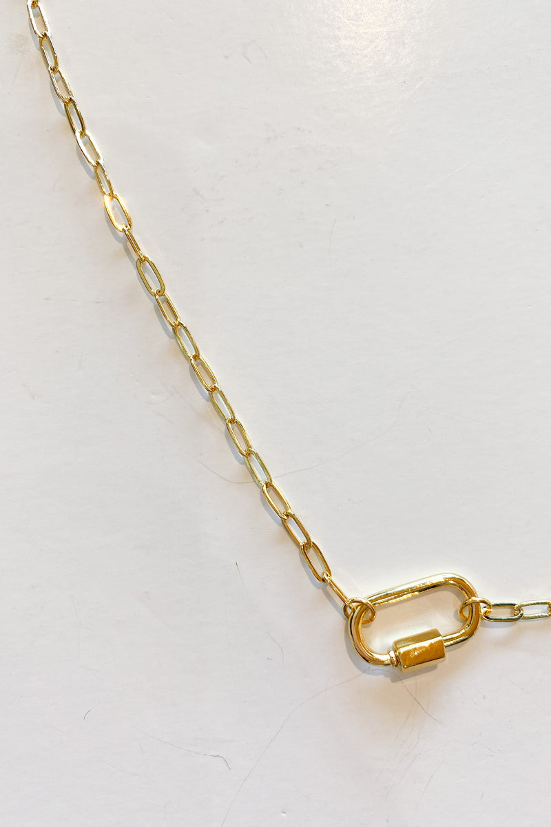 mode, perla link necklace
