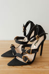 mode, triple threat buckle heel