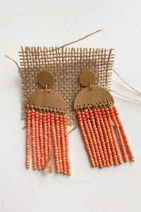 mode, half circle drops earring