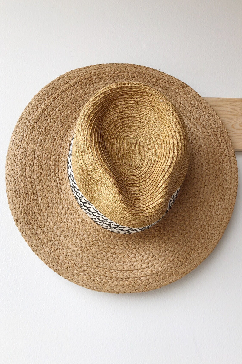 mode, up from here braid trim hat