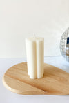 daisy candle natural