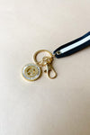 mode, crystal initial keychain