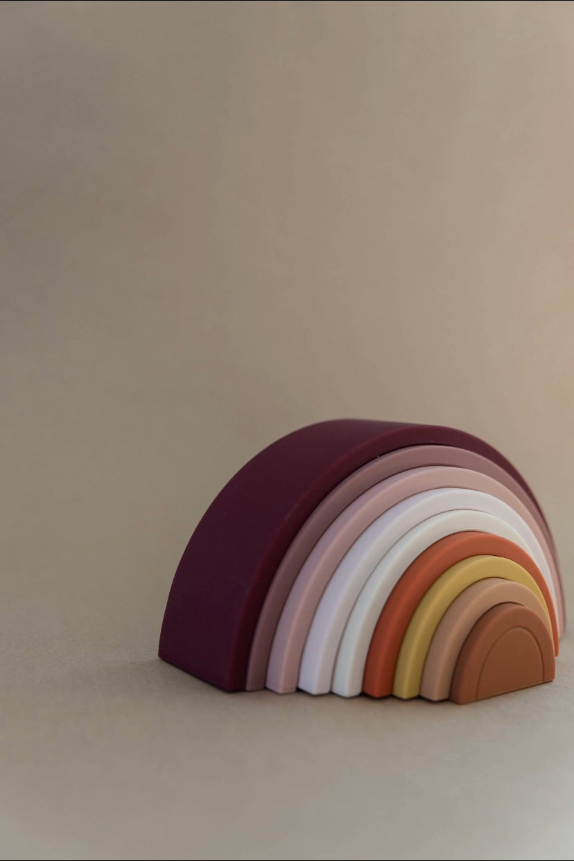 mode, silicone rainbow stacker