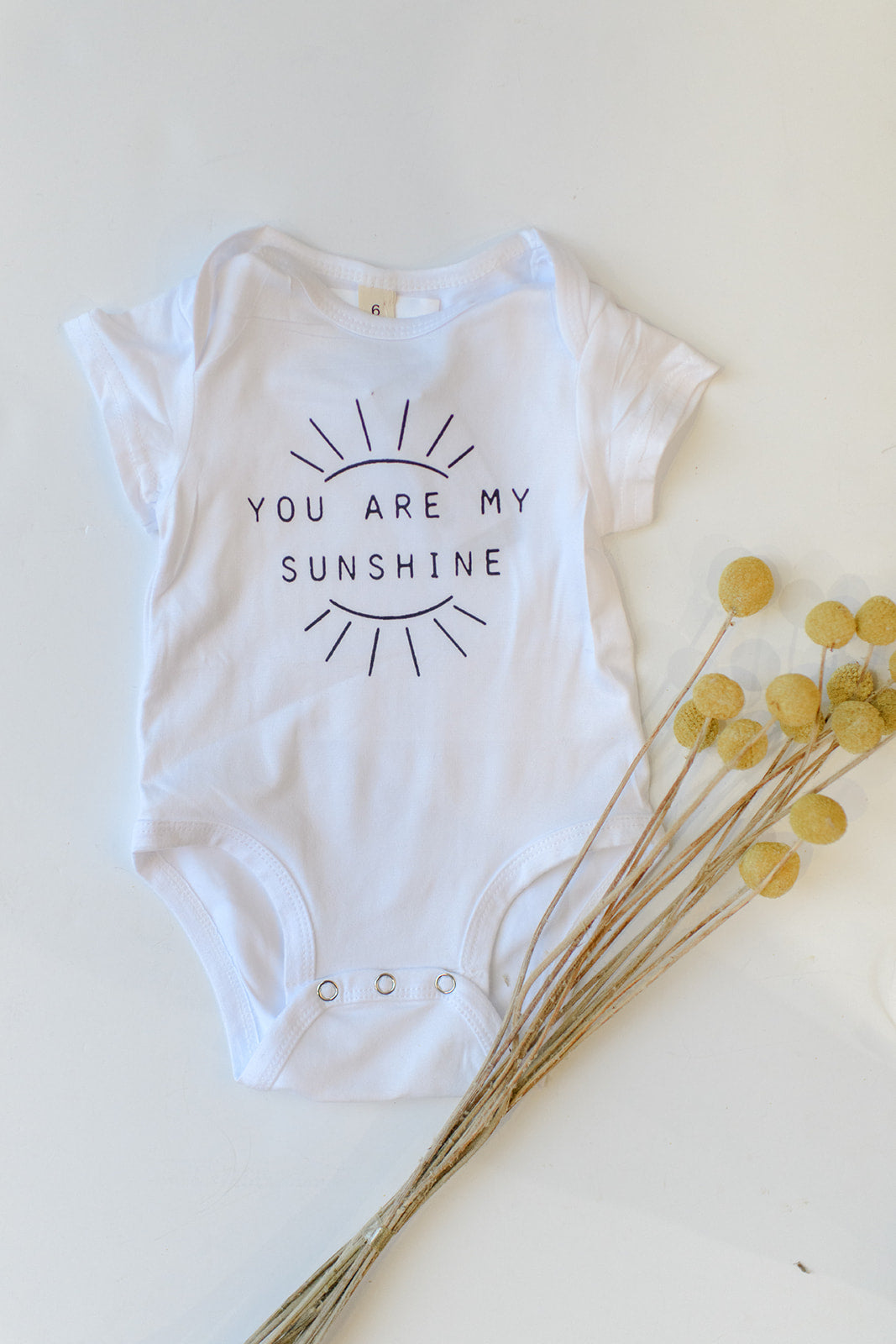 mode, you are my sunshine onesie