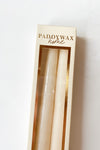 mode, set of 2 taper candles