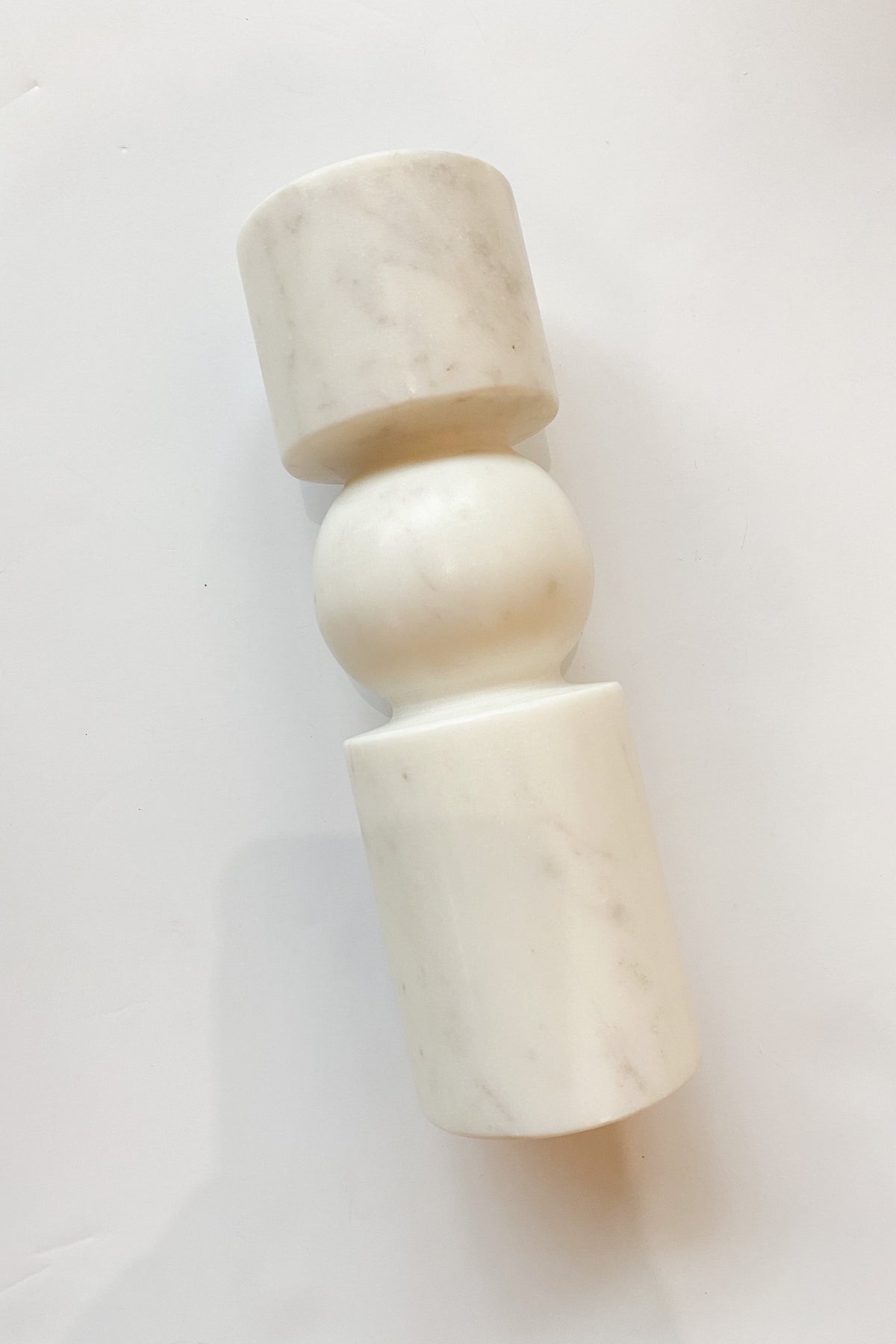 mode, white marble taper