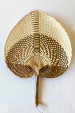 mode, woven straw fan small