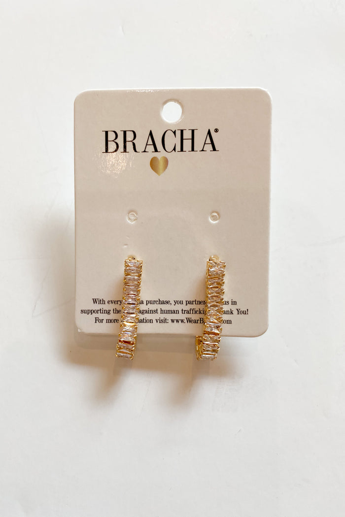 mode, ava baguette earrings