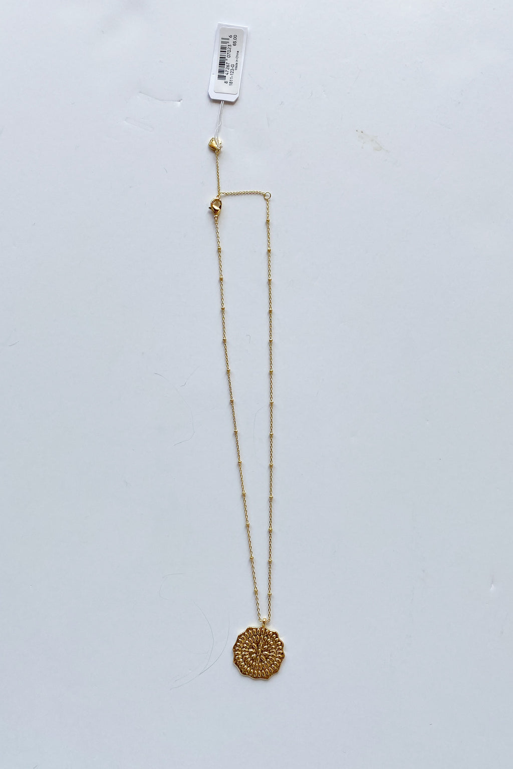 Mosaic coin necklace on sale