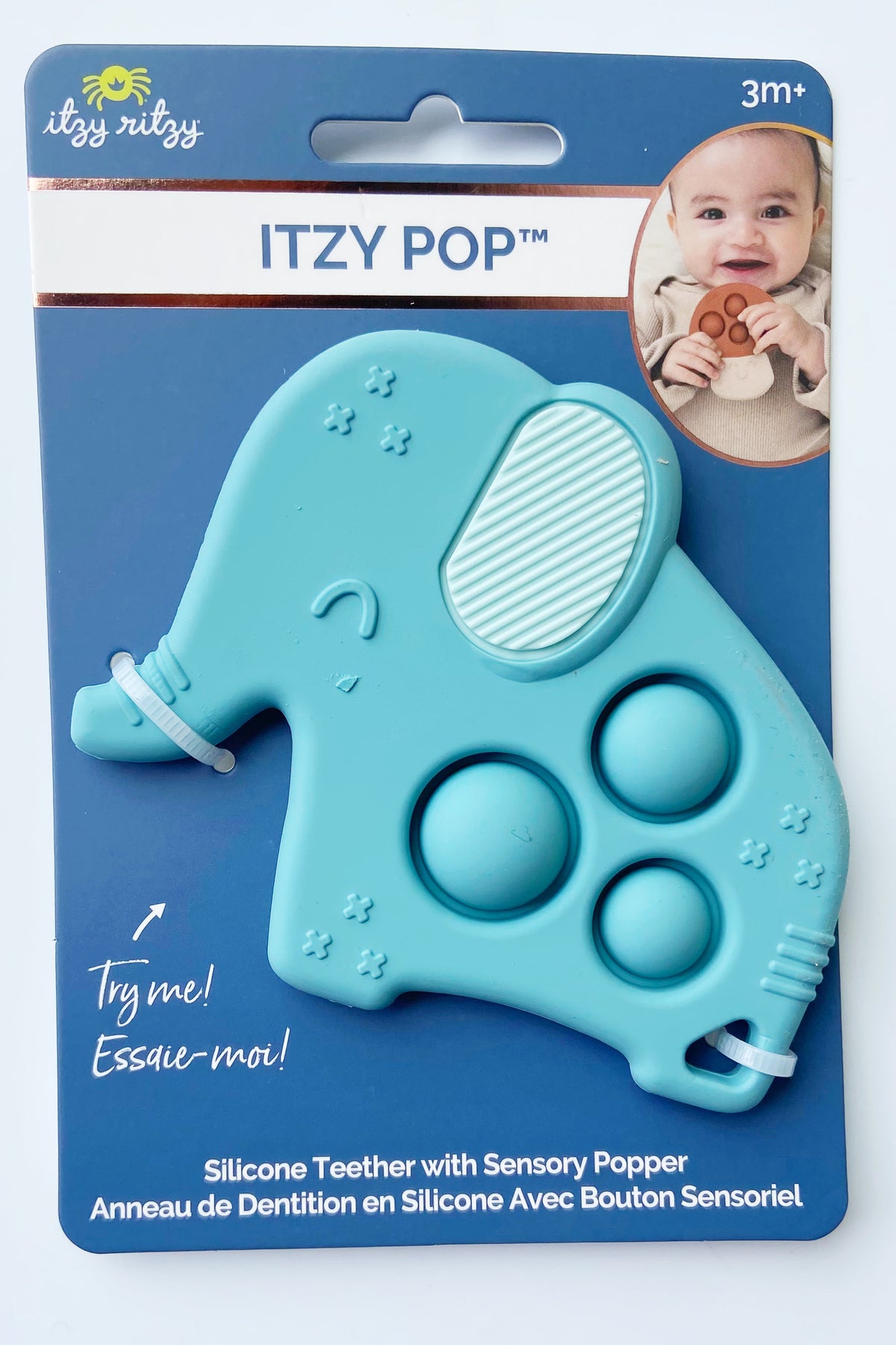 mode, elephant teething popper