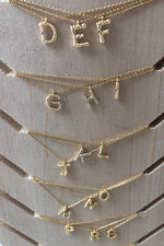 mode, sticks n stones initial necklace
