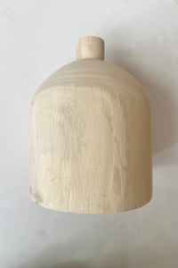 mode, quinn paulownia wood vase