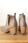mode, wilder side slit bootie