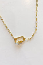 mode, perla link necklace