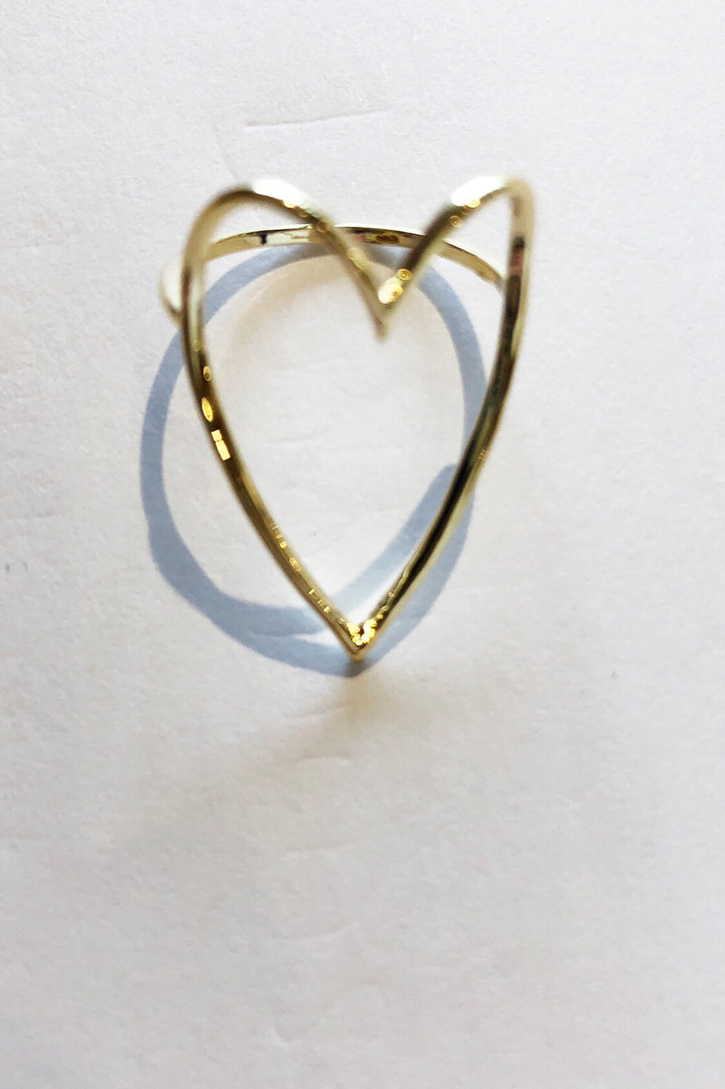 mode, open heart ring