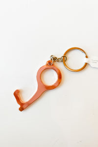 mode, touchless key ring