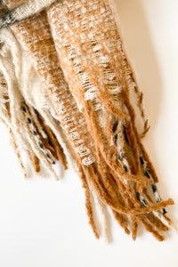 mode, petra scarf tan