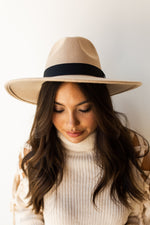 mode, sweet sweet music wide brim hat