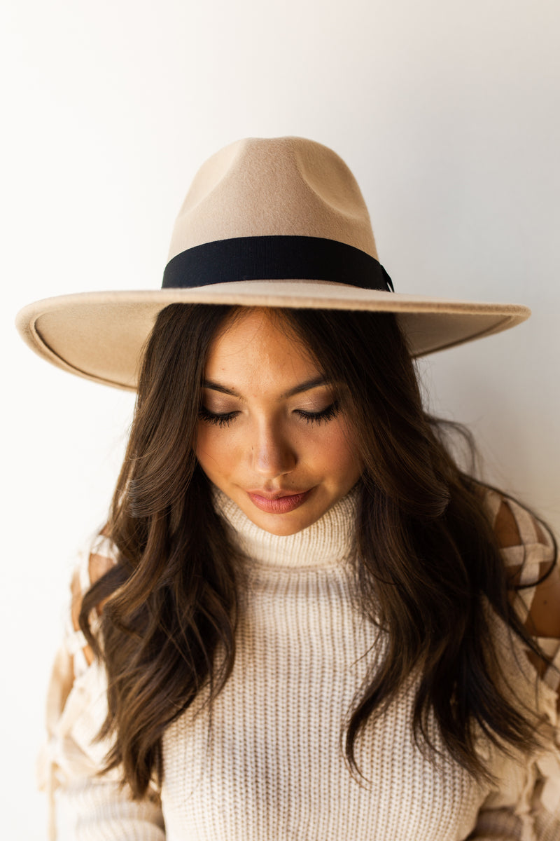 mode, sweet sweet music wide brim hat