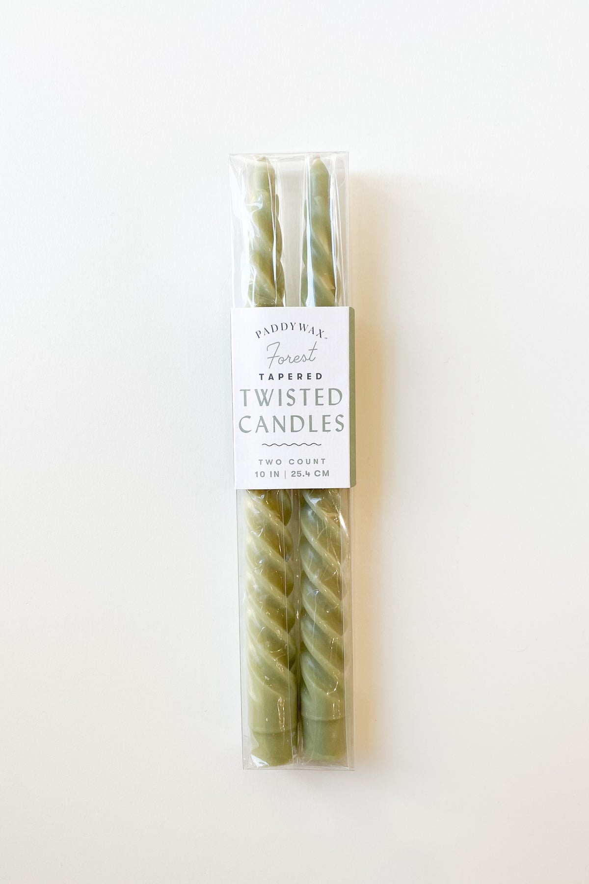 mode, tapred twisted candle set