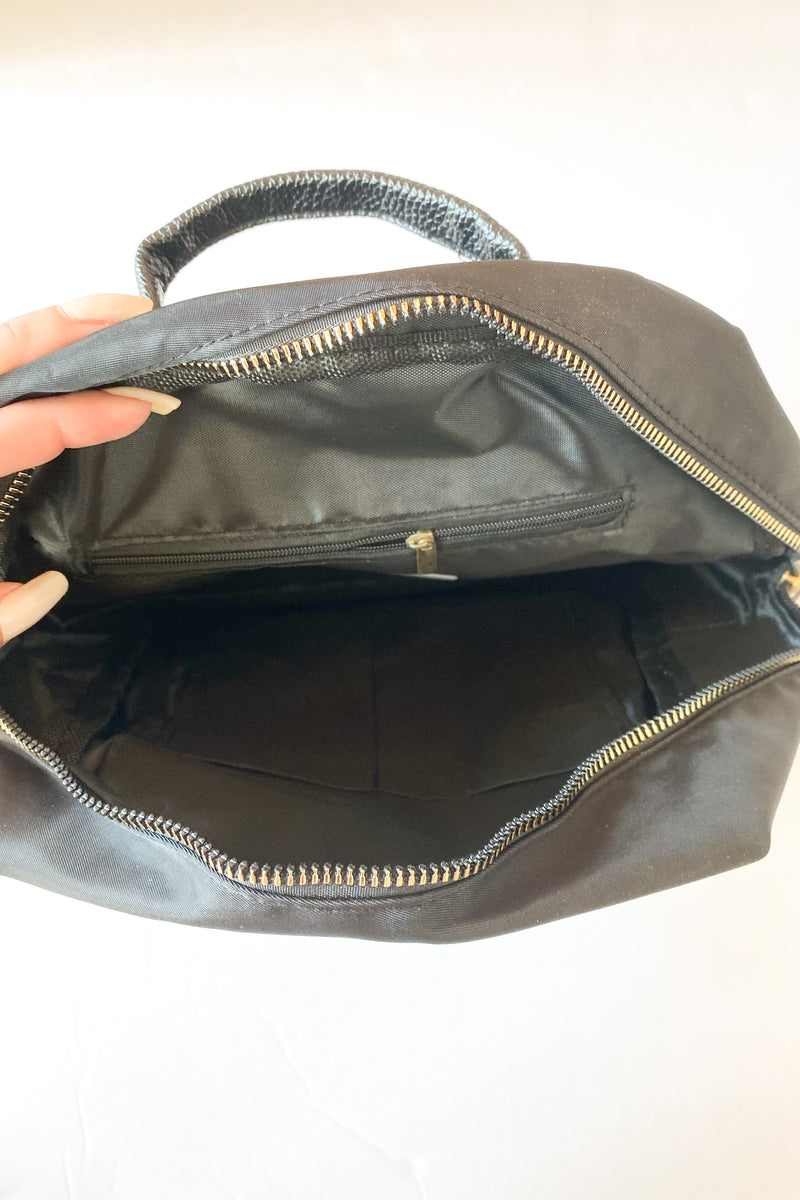 casual backpack black