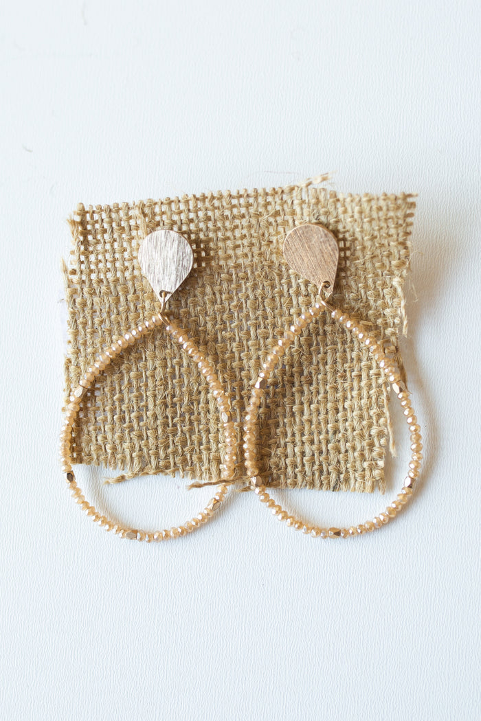 mode, harmonious beaded drop earring