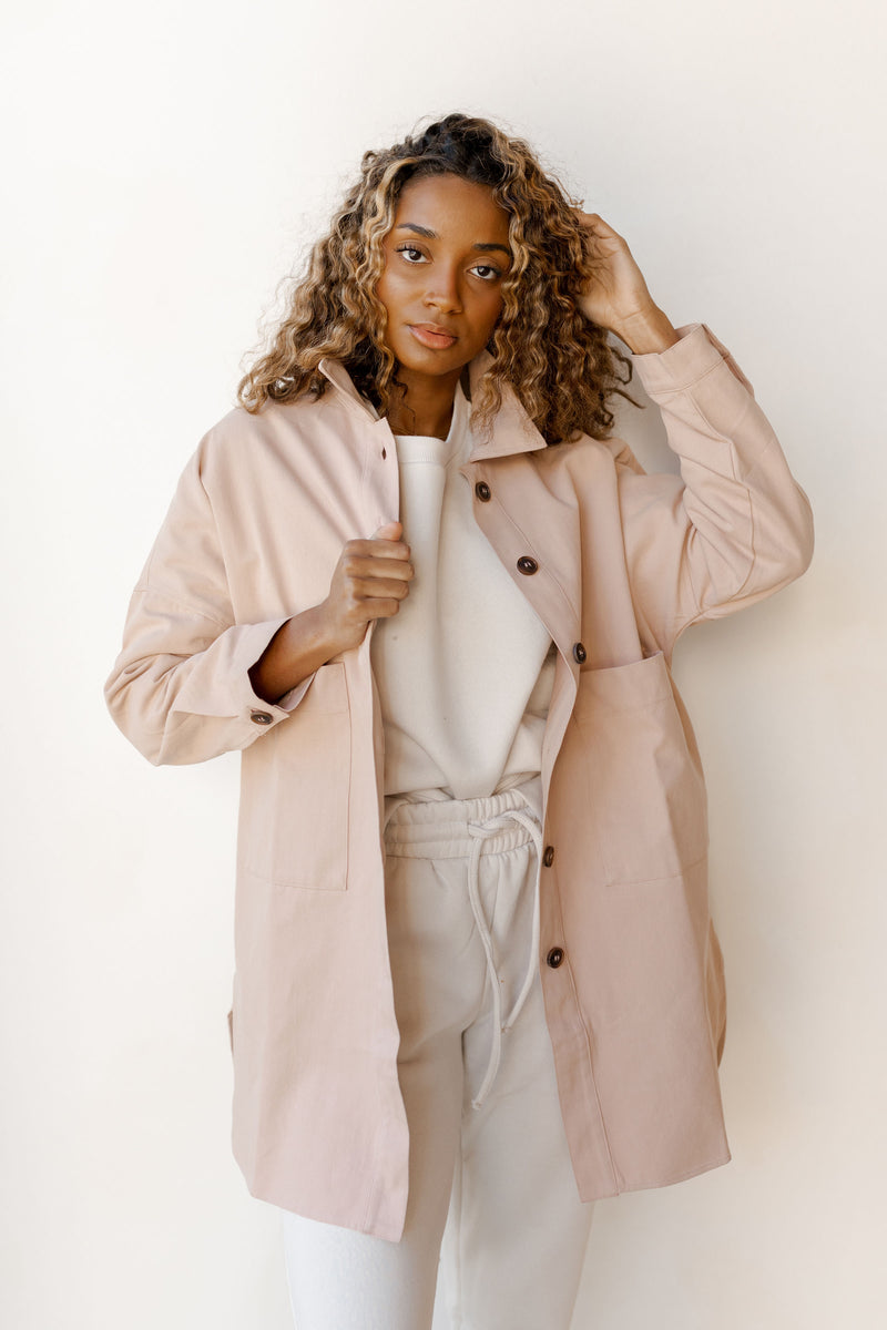 mode, Stacy oversized button down