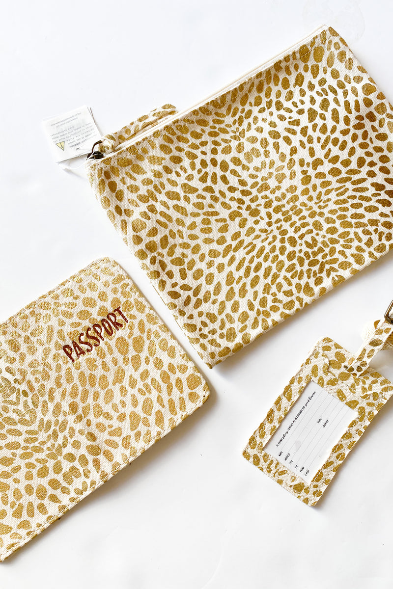mode, cheetah 3-piece travel set